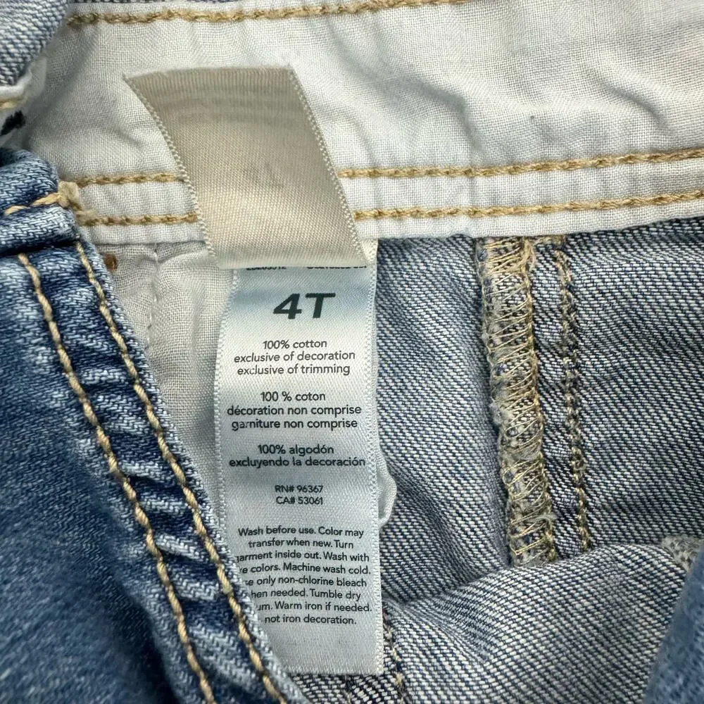 OshKosh B'gosh Unisex Toddler Classic 100% Cotton Denim Jean Pant Overalls